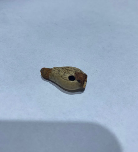 Садақ жебесіне арналған сүйек ысқырық